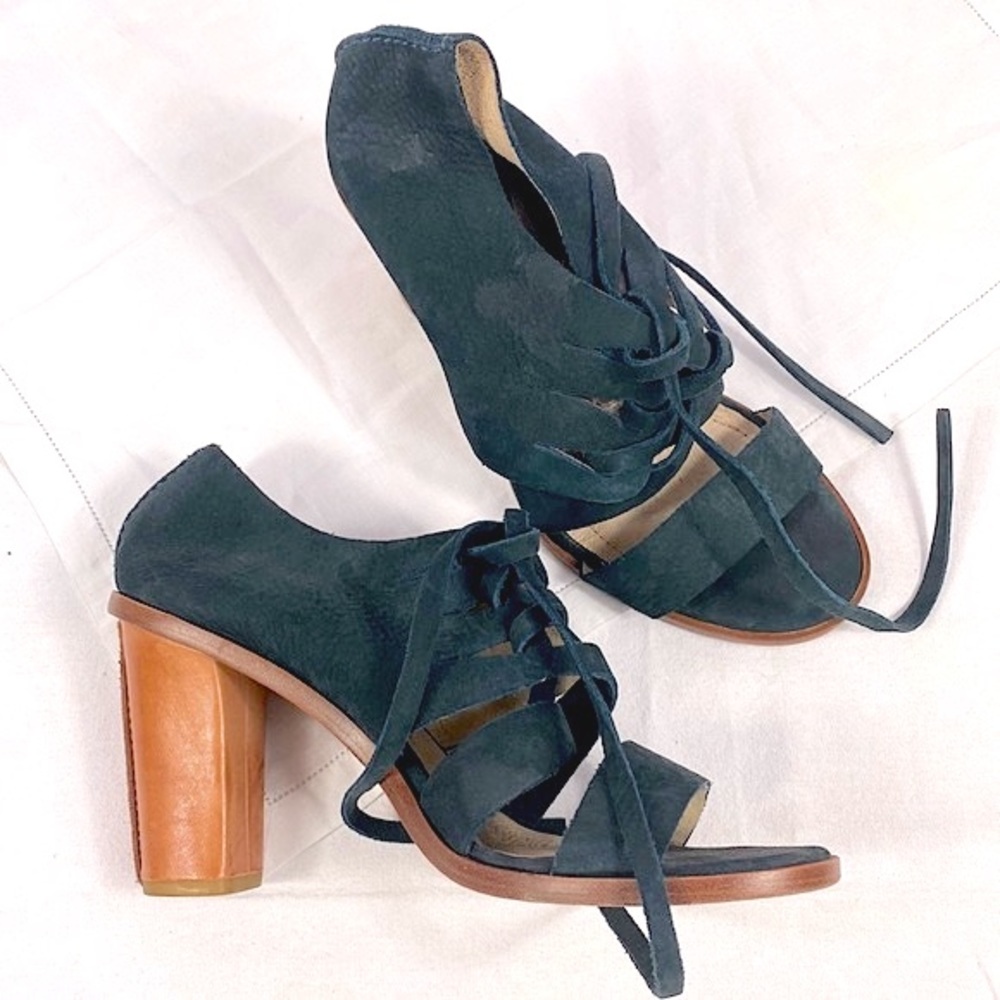 Frye Sofia Boho Suede High Heel Sandals